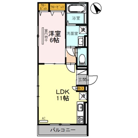 湊駅 徒歩14分 3階の物件間取画像